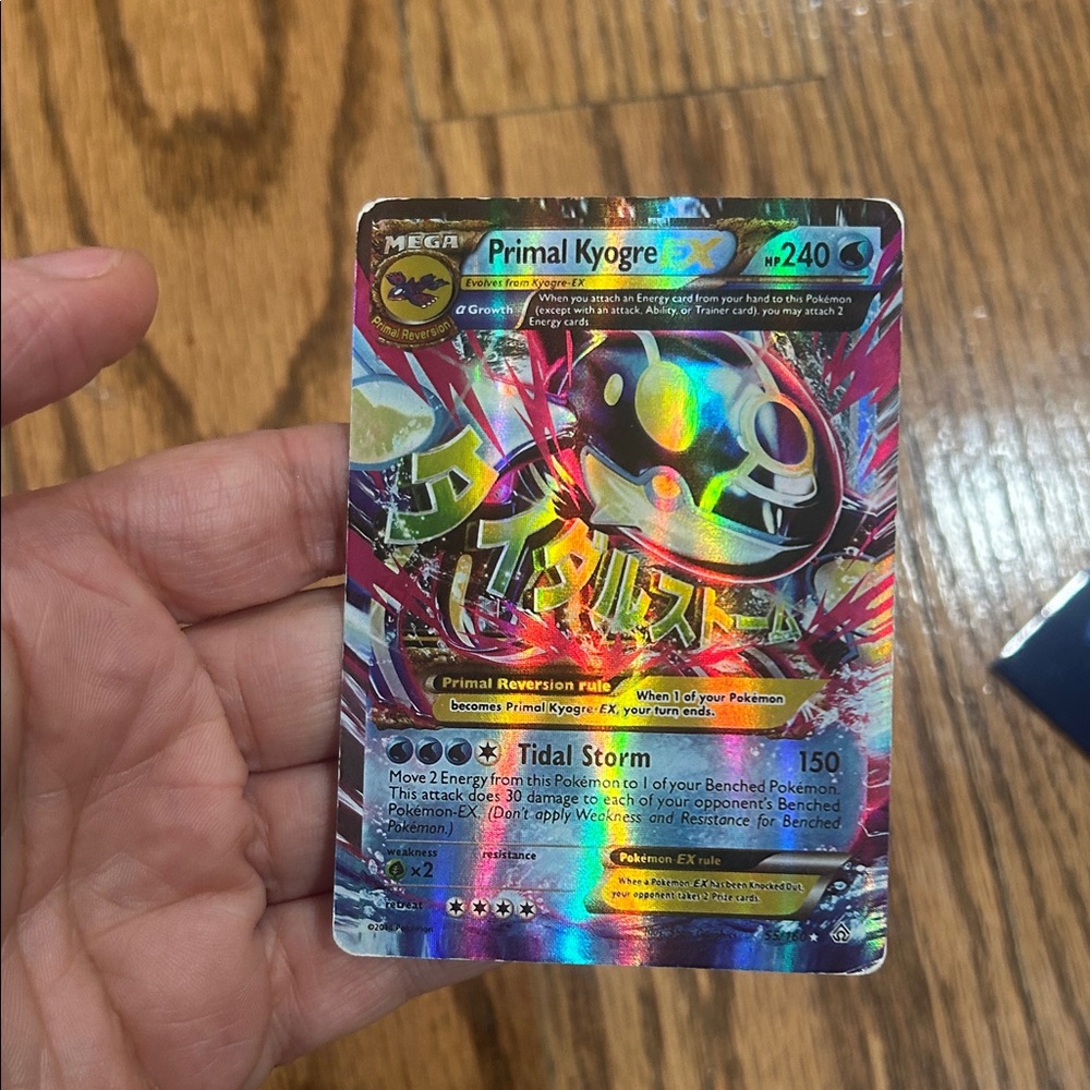Primal Kyogre EX Pokémon Card